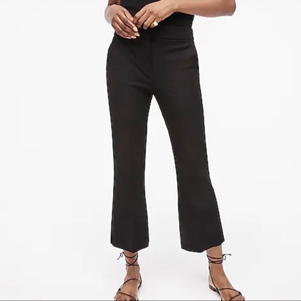 J Crew Petite Hayden Kickout Crop Pant Bi-Stretch